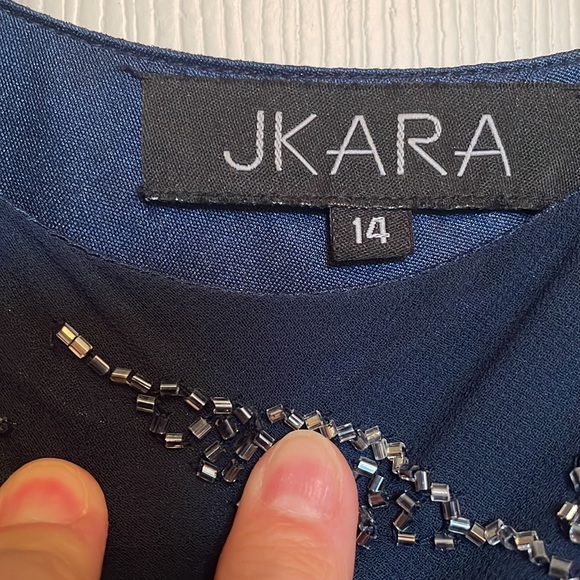 J Kara beaded formal gown - Picture 5 of 9